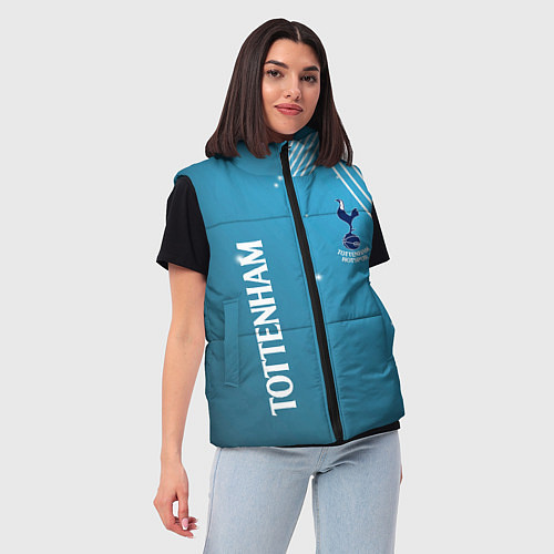 Женский жилет Тоттенхэм хотспур Абстракция / 3D-Красный – фото 3