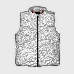 Женский жилет Мятая блестящая поверхность