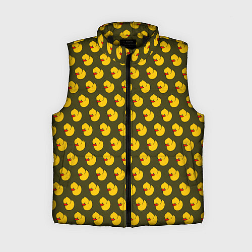 Женский жилет Ути Коричнево-зелёный / 3D-Черный – фото 1