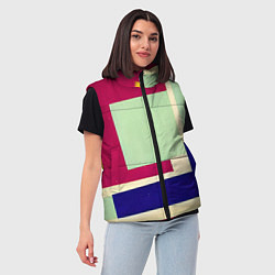 Женский жилет В стиле авангардизма, цвет: 3D-черный — фото 2