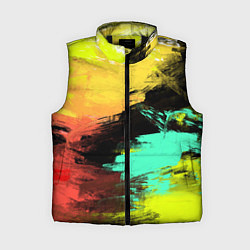 Женский жилет Яркий красочный гранж