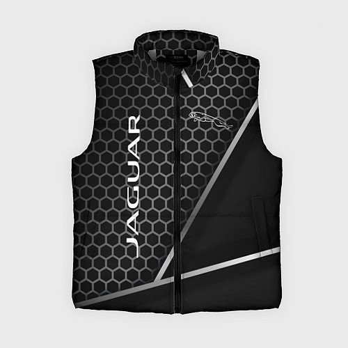 Женский жилет Jagur абстракция соты / 3D-Светло-серый – фото 1