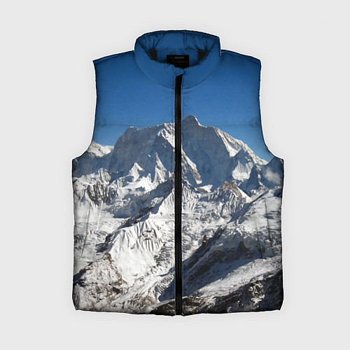Женский жилет Канченджанга, Гималаи, 8 586 м / 3D-Черный – фото 1