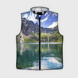 Женский жилет Прозрачное горное озеро