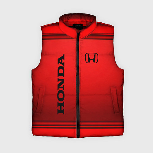 Женский жилет Хонда - спорт / 3D-Красный – фото 1