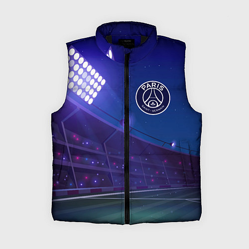 Женский жилет PSG ночное поле / 3D-Черный – фото 1