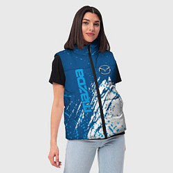 Женский жилет Mazda - краска, цвет: 3D-светло-серый — фото 2