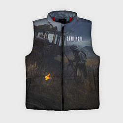 Женский жилет STALKER Одиночка Нашёл Артефакт, цвет: 3D-красный