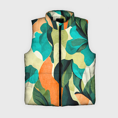 Женский жилет Multicoloured camouflage / 3D-Черный – фото 1
