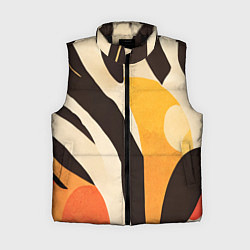 Женский жилет Сафари узоры, цвет: 3D-черный