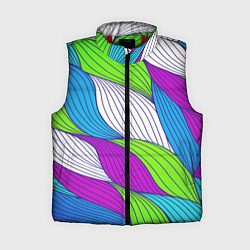 Женский жилет Цветная ткань, цвет: 3D-красный