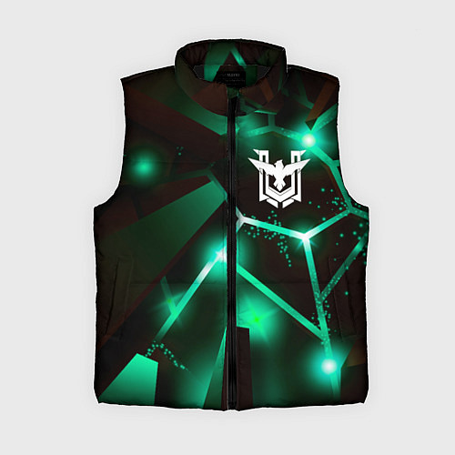 Женский жилет Free Fire разлом плит / 3D-Черный – фото 1