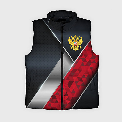 Женский жилет Red & black Russia / 3D-Черный – фото 1