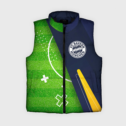 Женский жилет Bayern football field / 3D-Черный – фото 1