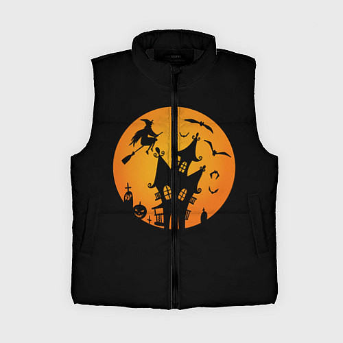 Женский жилет Сказочная ночь на Хэллоуин / 3D-Черный – фото 1