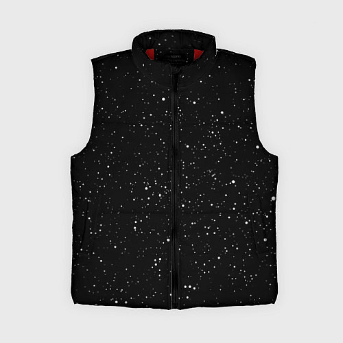 Женский жилет Космический Снег / 3D-Красный – фото 1
