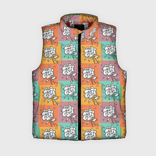 Женский жилет Пузырь поп арт / 3D-Красный – фото 1