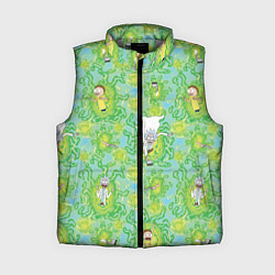 Женский жилет Portal Rick and Morty, цвет: 3D-светло-серый