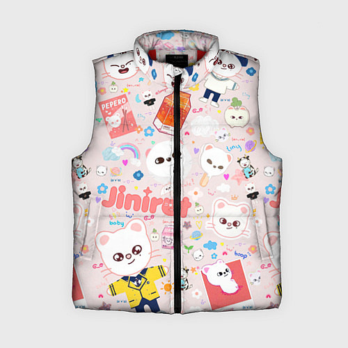 Женский жилет Skzoo Jinniret pattern cartoon avatar / 3D-Красный – фото 1