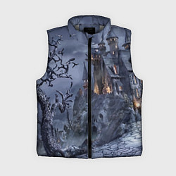 Женский жилет Старый заброшенный замок - Halloween