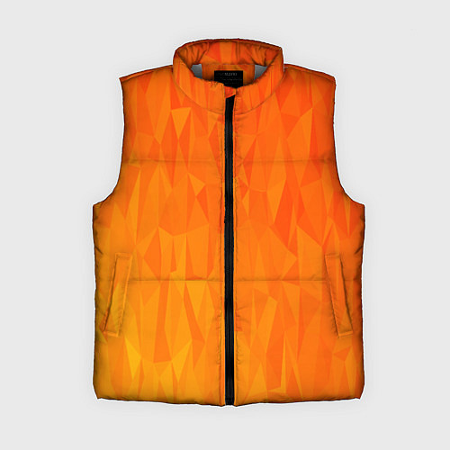 Женский жилет Абстрактно-огненный узор / 3D-Светло-серый – фото 1