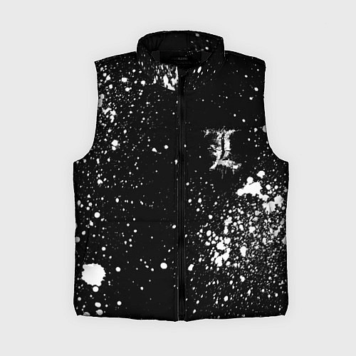 Женский жилет Тетрадь смерти брызги / 3D-Черный – фото 1