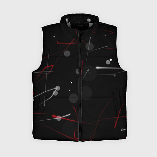 Женский жилет Движение частиц / 3D-Светло-серый – фото 1