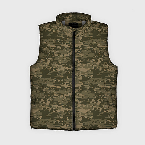 Женский жилет Камуфляж AOR-1 мелкий / 3D-Светло-серый – фото 1