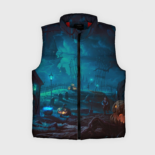 Женский жилет Волшебная ночь / 3D-Красный – фото 1