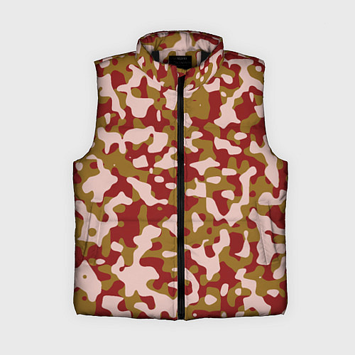 Женский жилет Камуфляж German Desert / 3D-Черный – фото 1