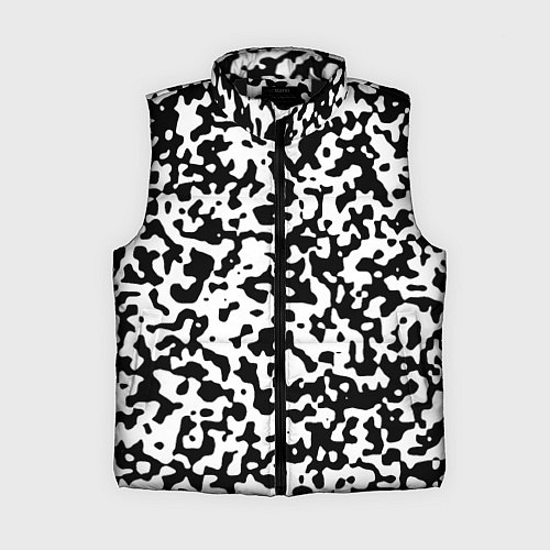 Женский жилет Камуфляж Cowskin мелкий / 3D-Черный – фото 1