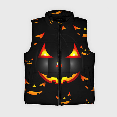 Женский жилет Забавная рожица / 3D-Черный – фото 1