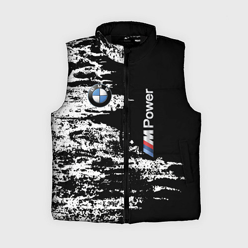 Женский жилет BMW M Power - pattern / 3D-Черный – фото 1