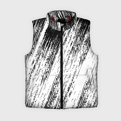 Женский жилет Мокрый асфальт / 3D-Красный – фото 1