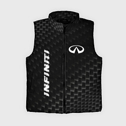 Женский жилет Infiniti карбоновый фон