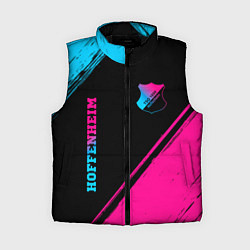 Женский жилет Hoffenheim - neon gradient: надпись, символ