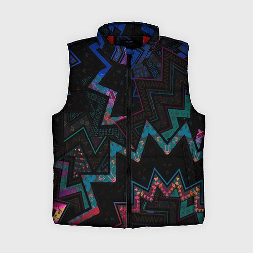 Женский жилет Этнический Узор / 3D-Красный – фото 1