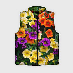 Женский жилет Разноцветная петуния