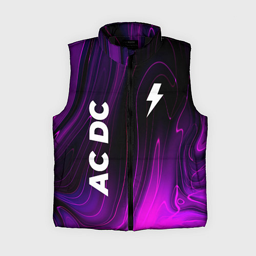 Женский жилет AC DC violet plasma / 3D-Черный – фото 1