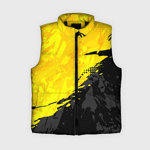 Женский жилет Black and yellow / 3D-Черный – фото 1