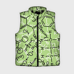 Женский жилет Химия в хаосе, цвет: 3D-черный