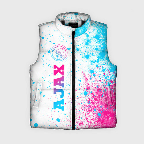 Женский жилет Ajax neon gradient style: по-вертикали / 3D-Черный – фото 1