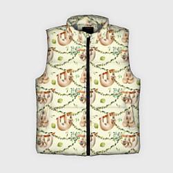 Женский жилет Ленивцы висят на лианах