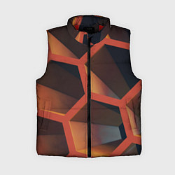 Женский жилет Абстрактные шестигранные фигуры