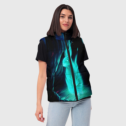 Женский жилет Водяной Кроль / 3D-Красный – фото 3