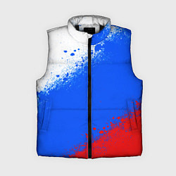 Женский жилет Флаг России - триколор