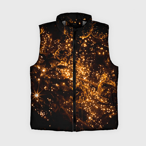 Женский жилет Праздничная мишура / 3D-Светло-серый – фото 1