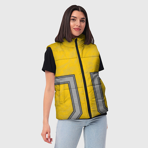 Женский жилет Devid - cyberpunk edgerunners / 3D-Красный – фото 3