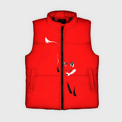 Женский жилет Красная лиса / 3D-Черный – фото 1