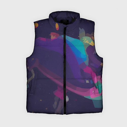 Женский жилет Инопланетный космо-ковбой / 3D-Черный – фото 1